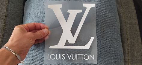 Louis Vuitton logo 01 Sticker Heat Transfer [HTS